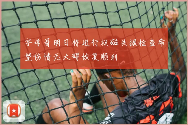 字母哥明日将进行核磁共振检查希望伤情无大碍恢复顺利